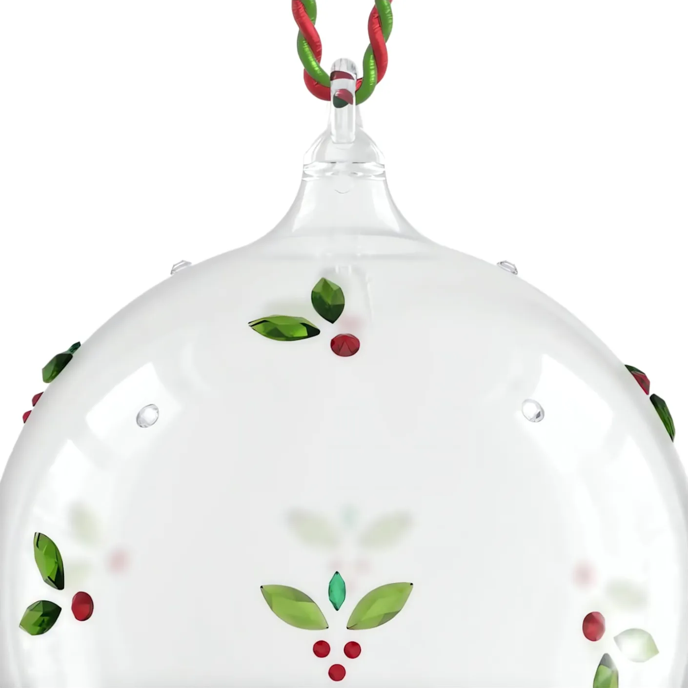 Holiday Cheers Mistletoe Ball Ornament