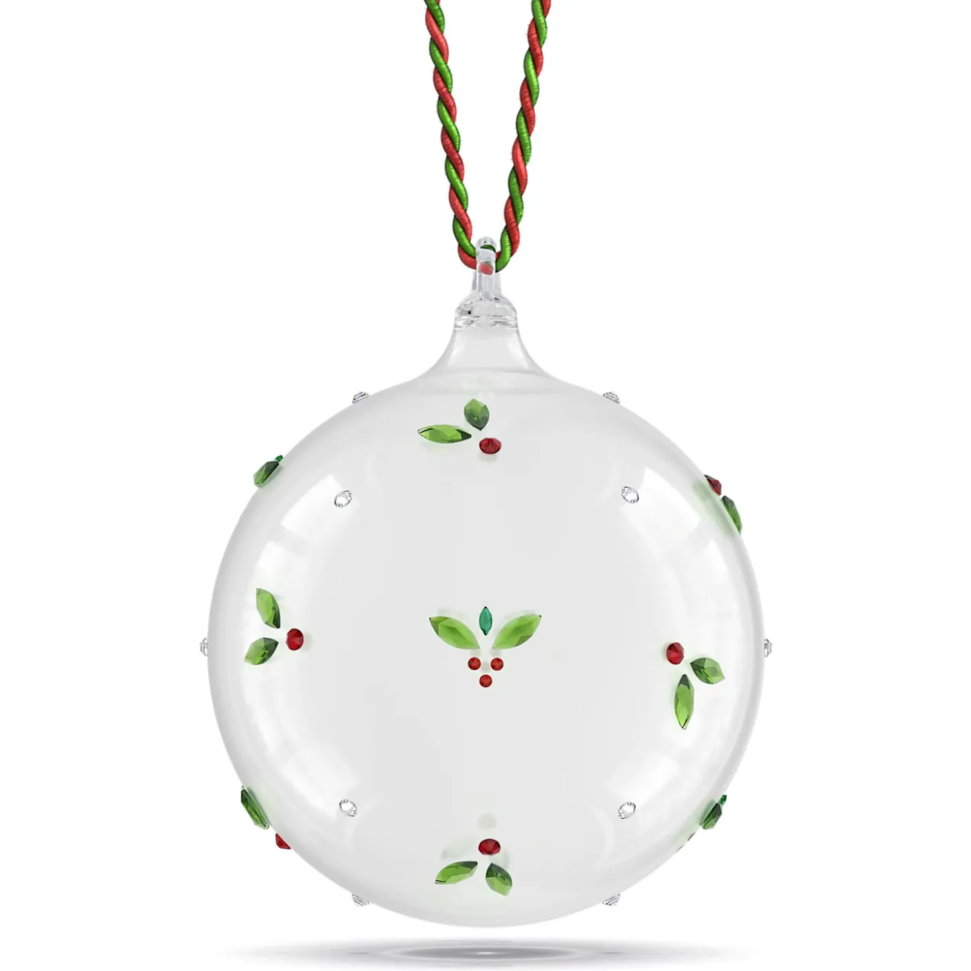 Holiday Cheers Mistletoe Ball Ornament