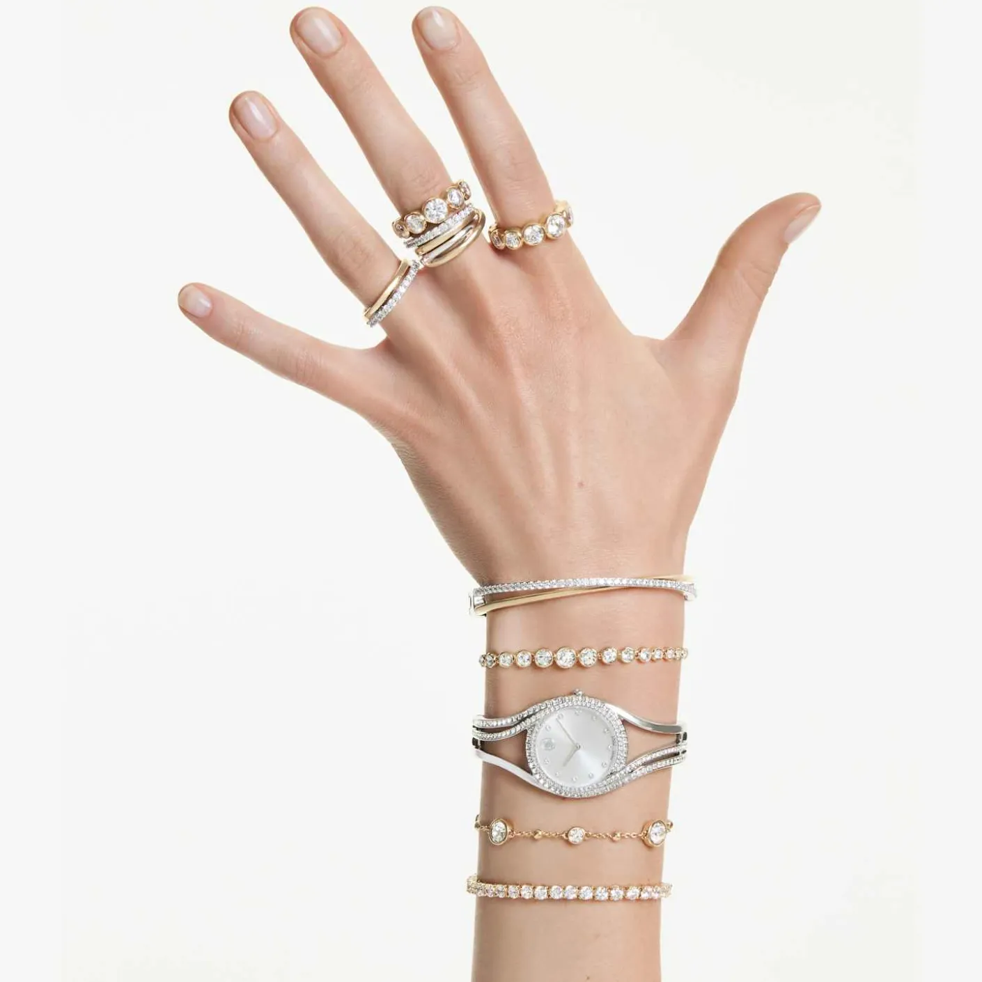 Hyperbola cocktail ring