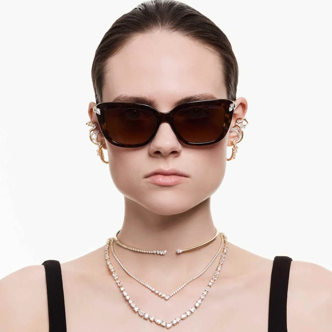 Hyperbola ear cuffs