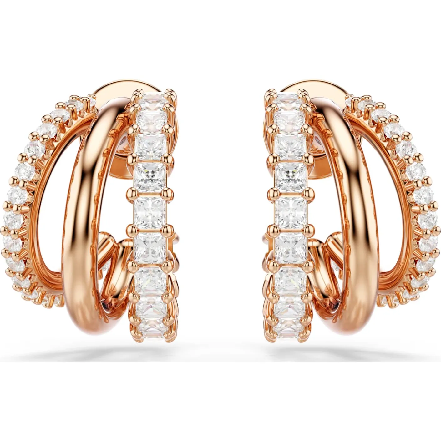 Hyperbola hoop earrings