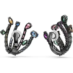 Matrix clip earrings