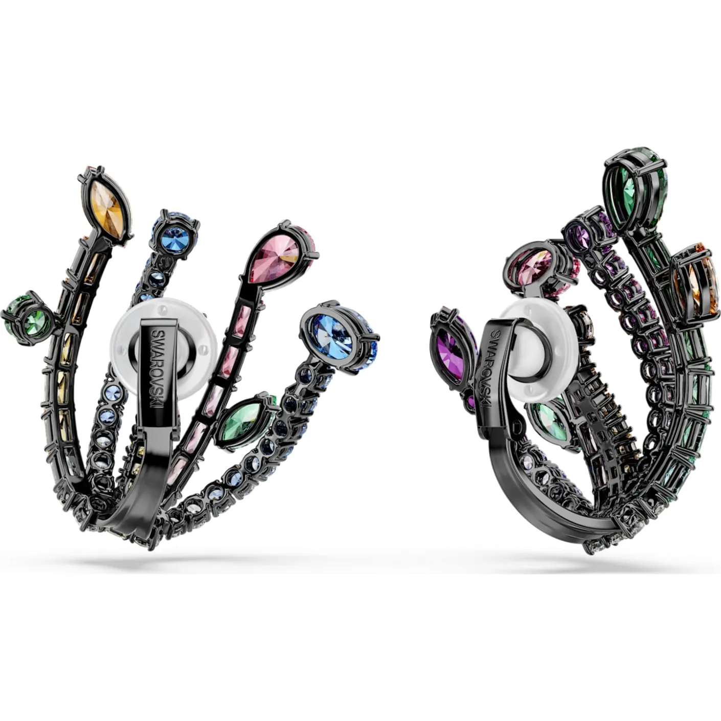 Matrix clip earrings