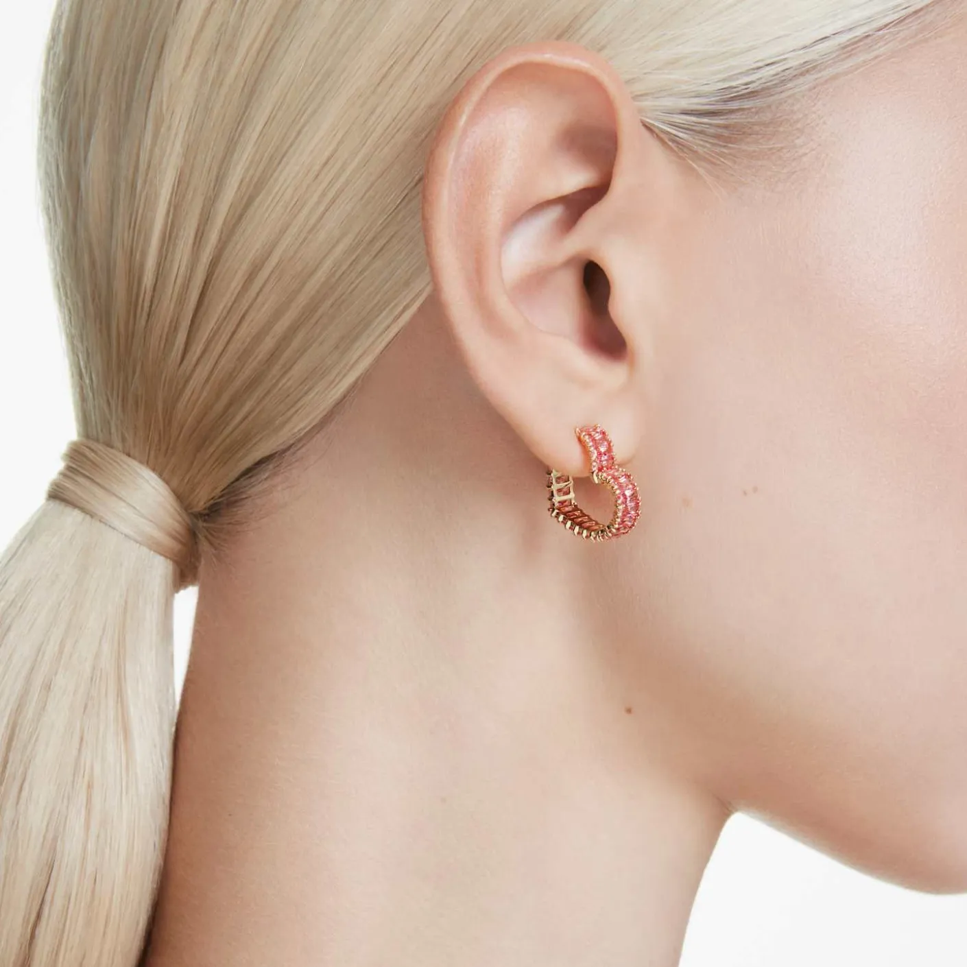 Matrix hoop earrings