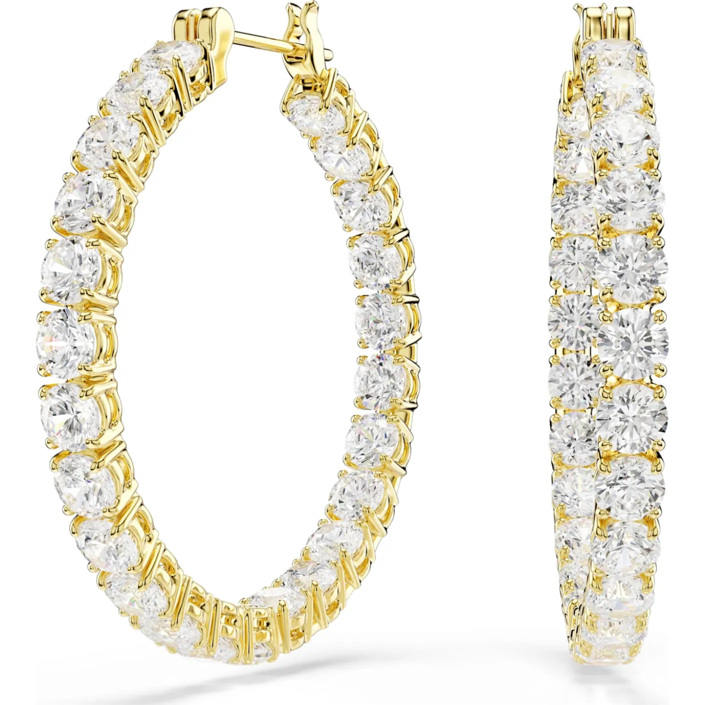 Matrix hoop earrings