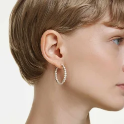 Matrix hoop earrings