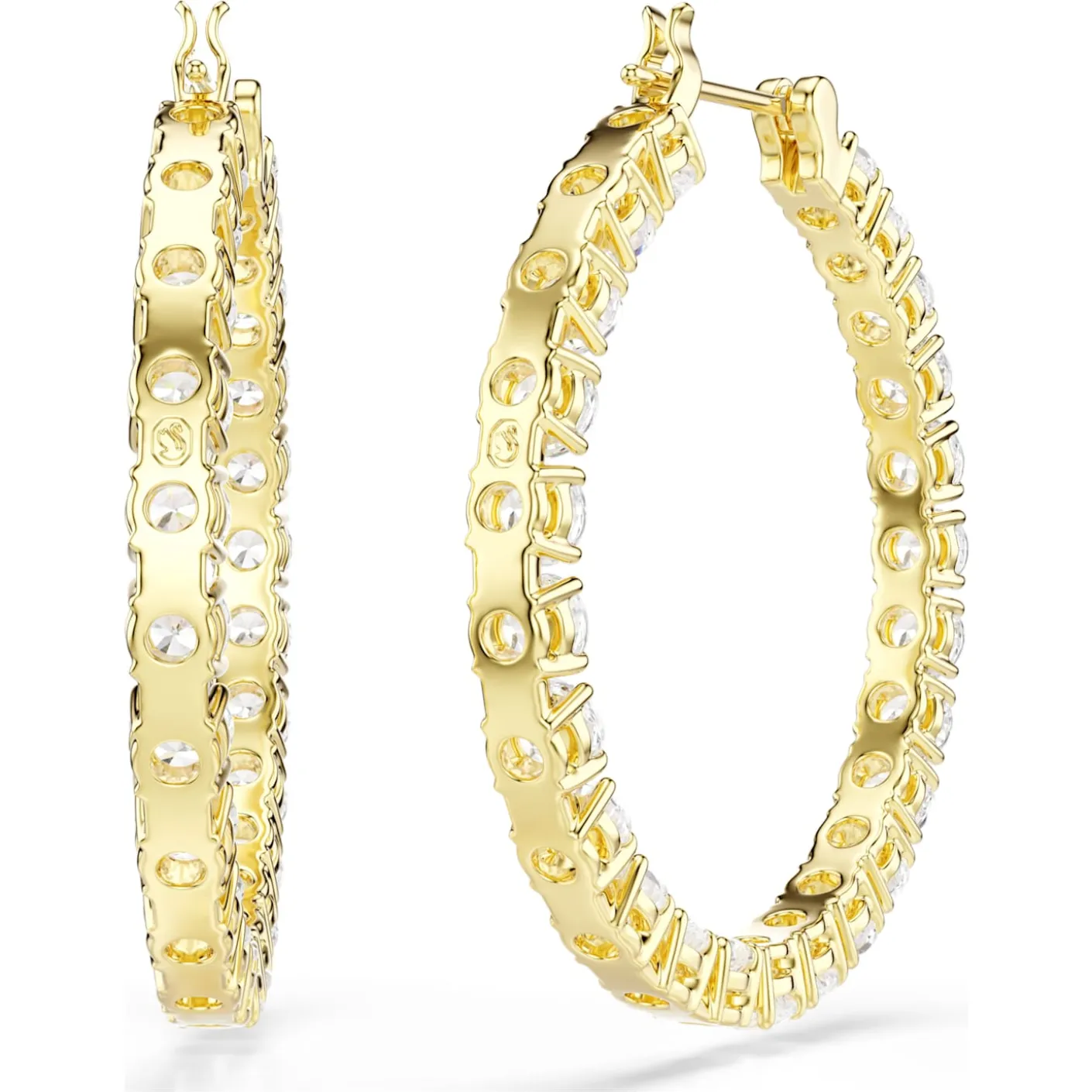 Matrix hoop earrings