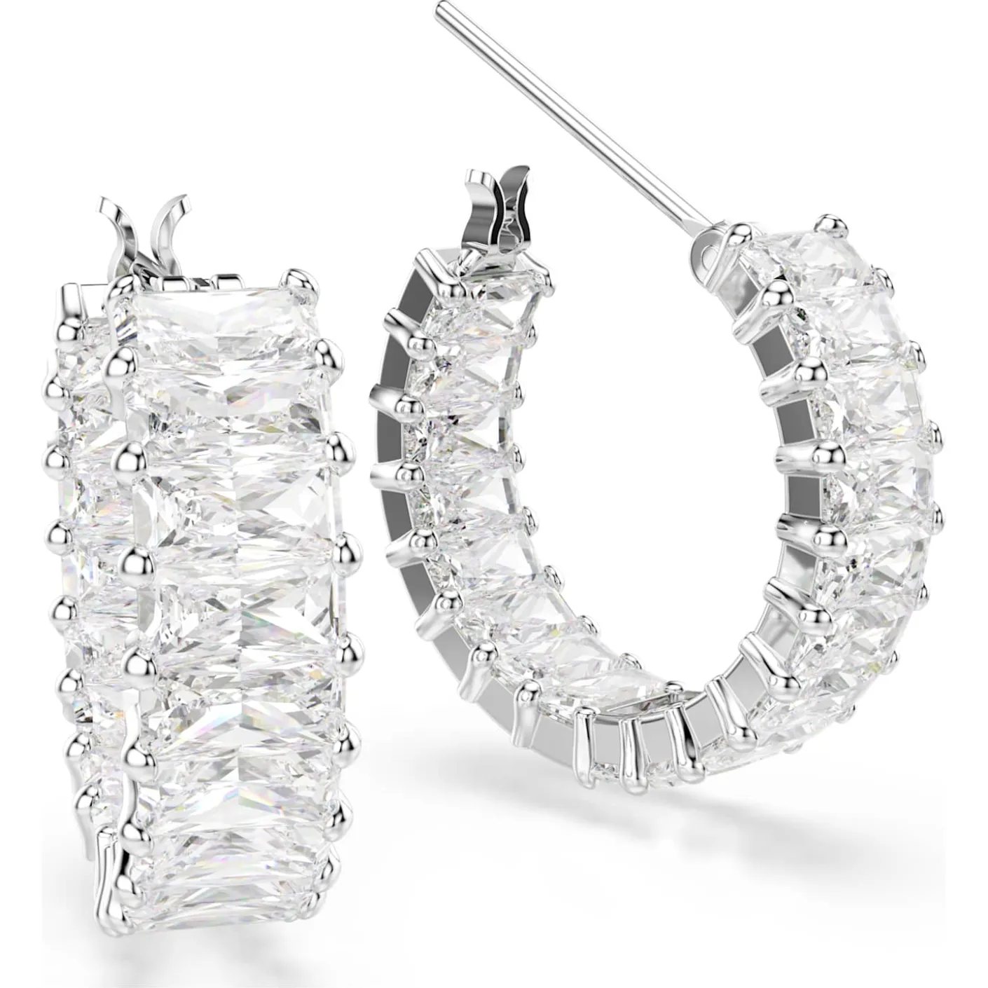 Matrix hoop earrings