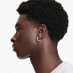 Matrix hoop earrings