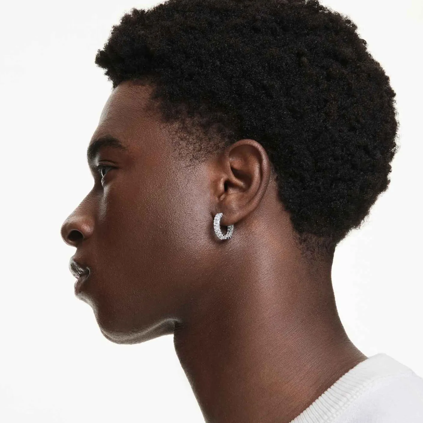 Matrix hoop earrings