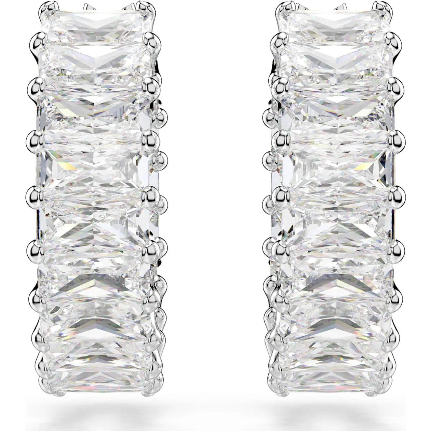 Matrix hoop earrings