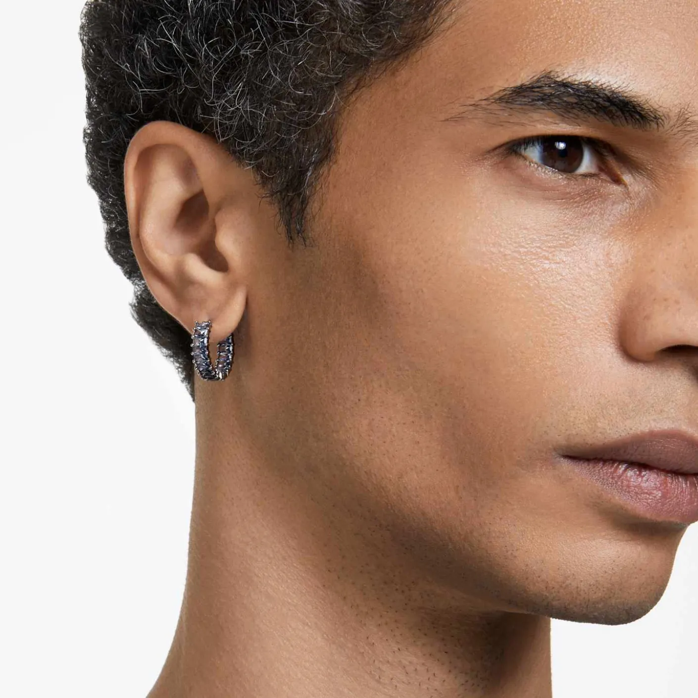 Matrix hoop earrings