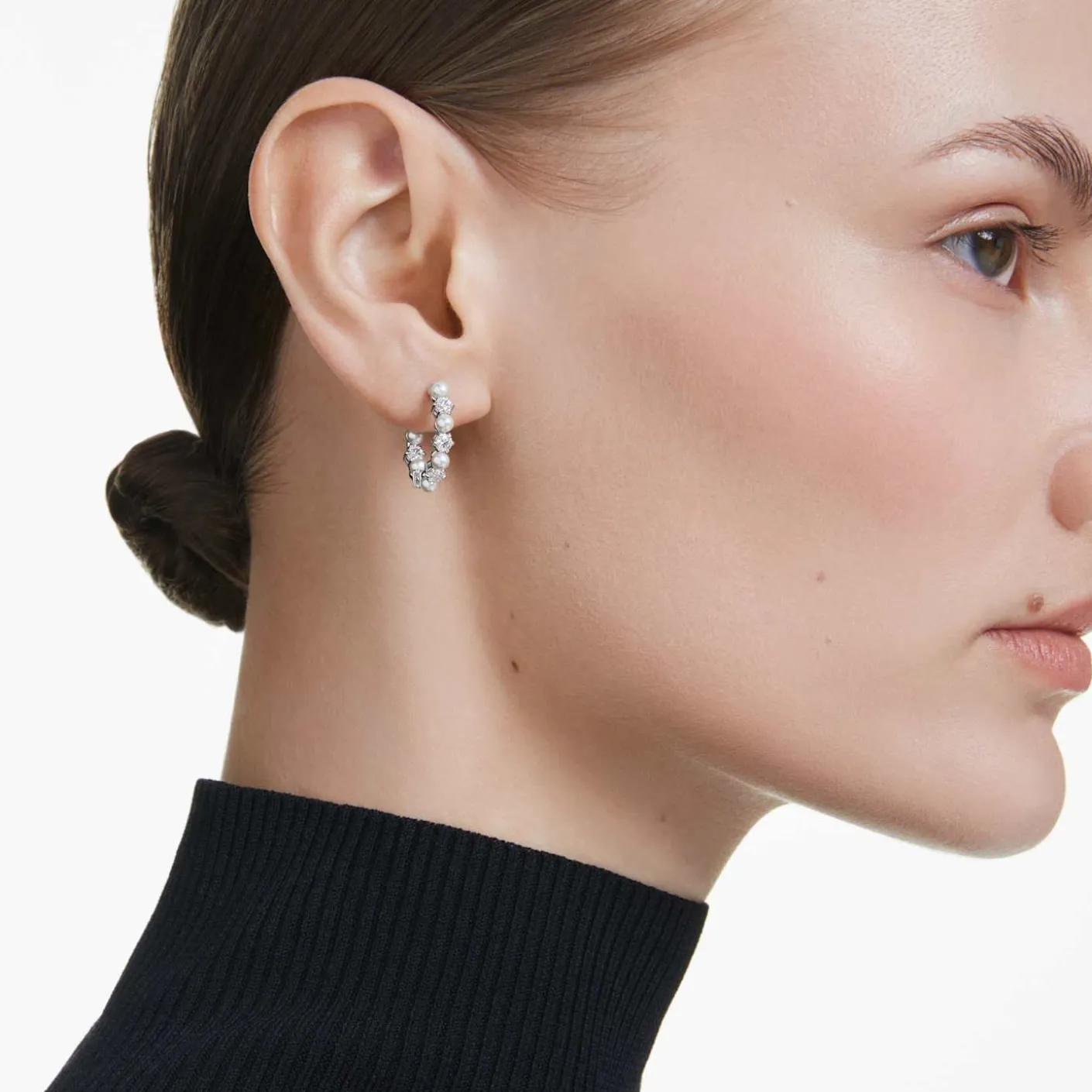 Matrix hoop earrings