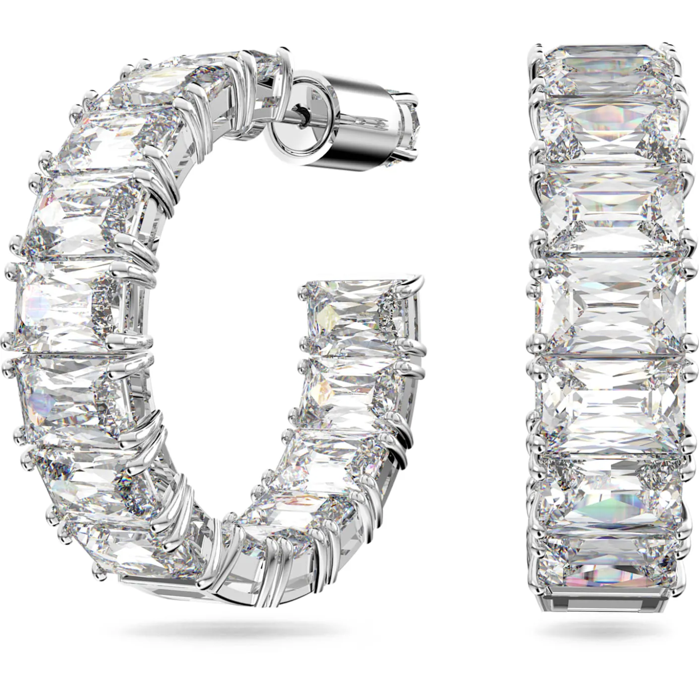 Matrix hoop earrings