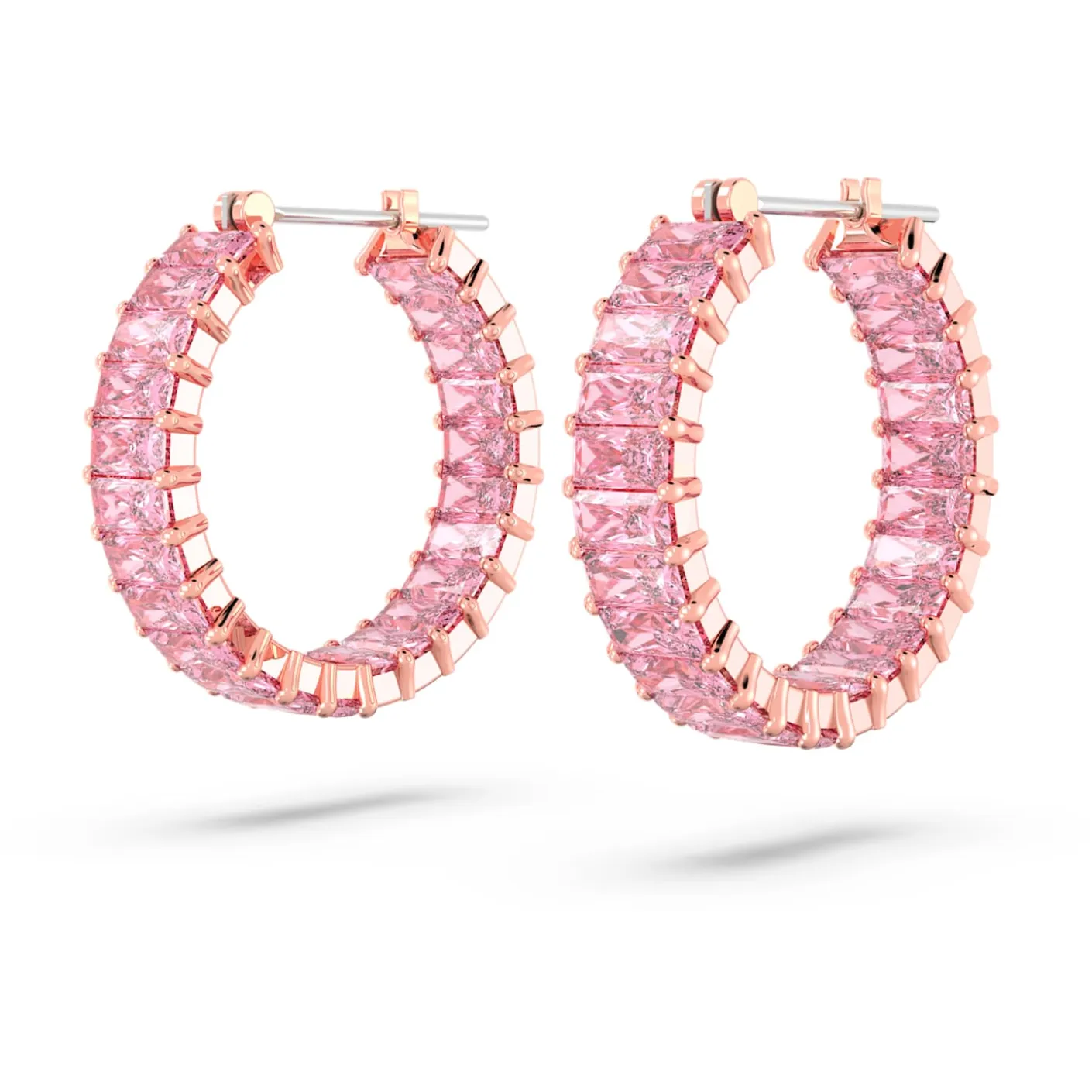 Matrix hoop earrings