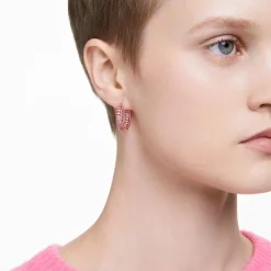 Matrix hoop earrings