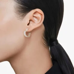 Matrix hoop earrings