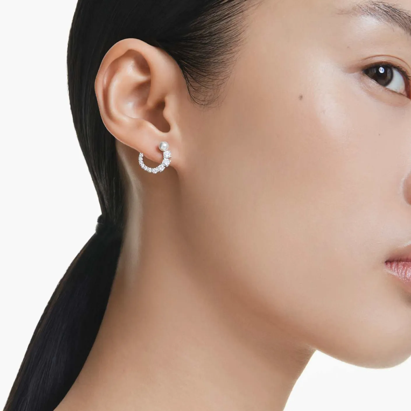 Matrix hoop earrings