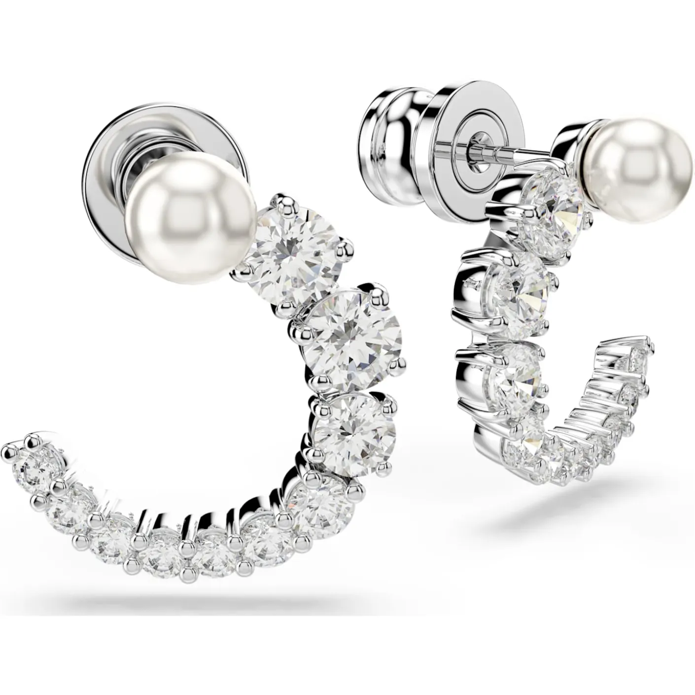 Matrix hoop earrings