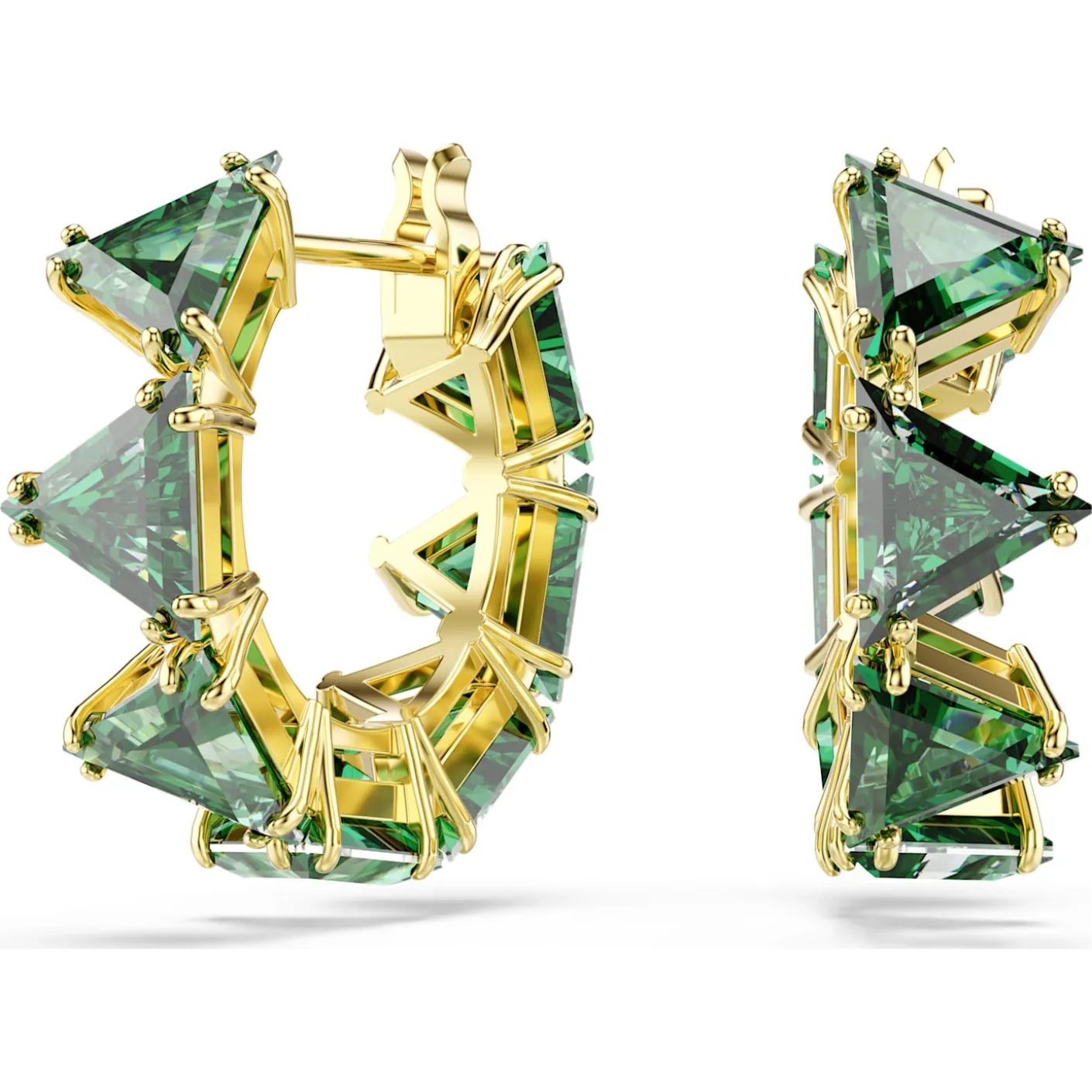 Matrix hoop earrings
