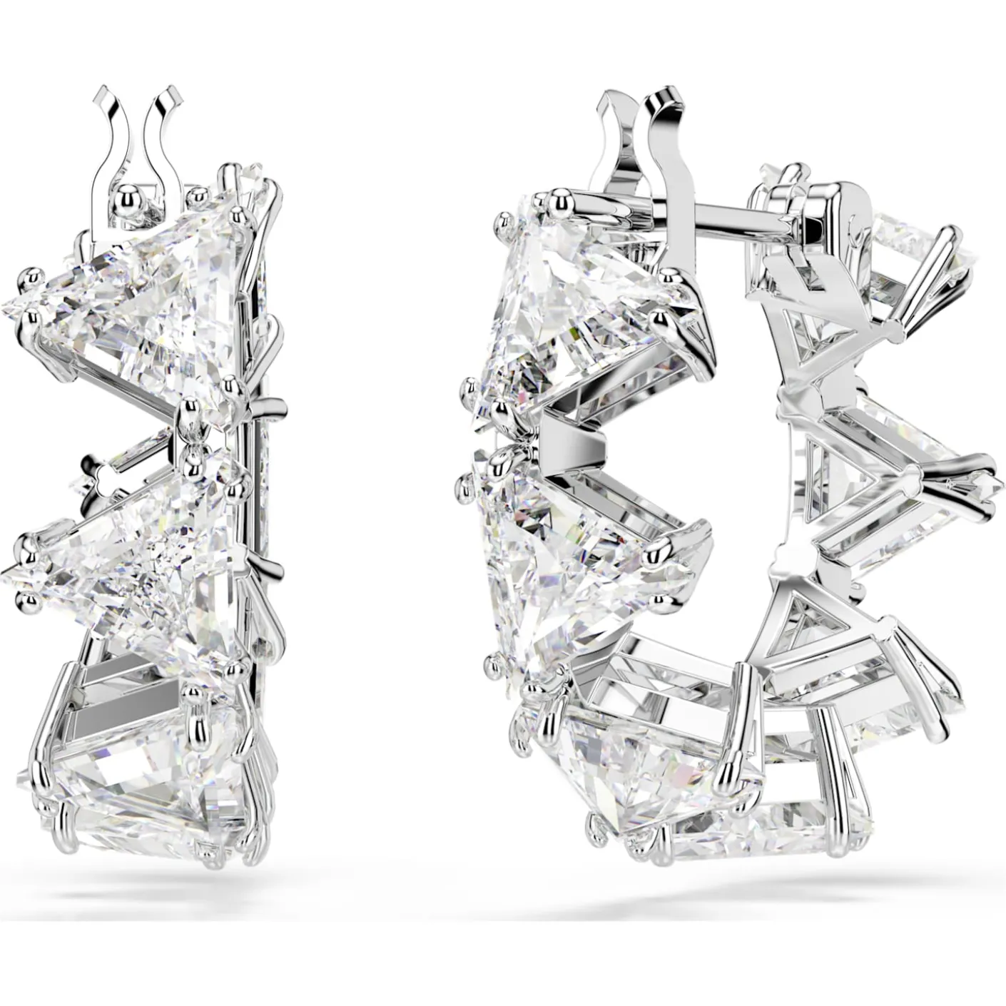Matrix hoop earrings