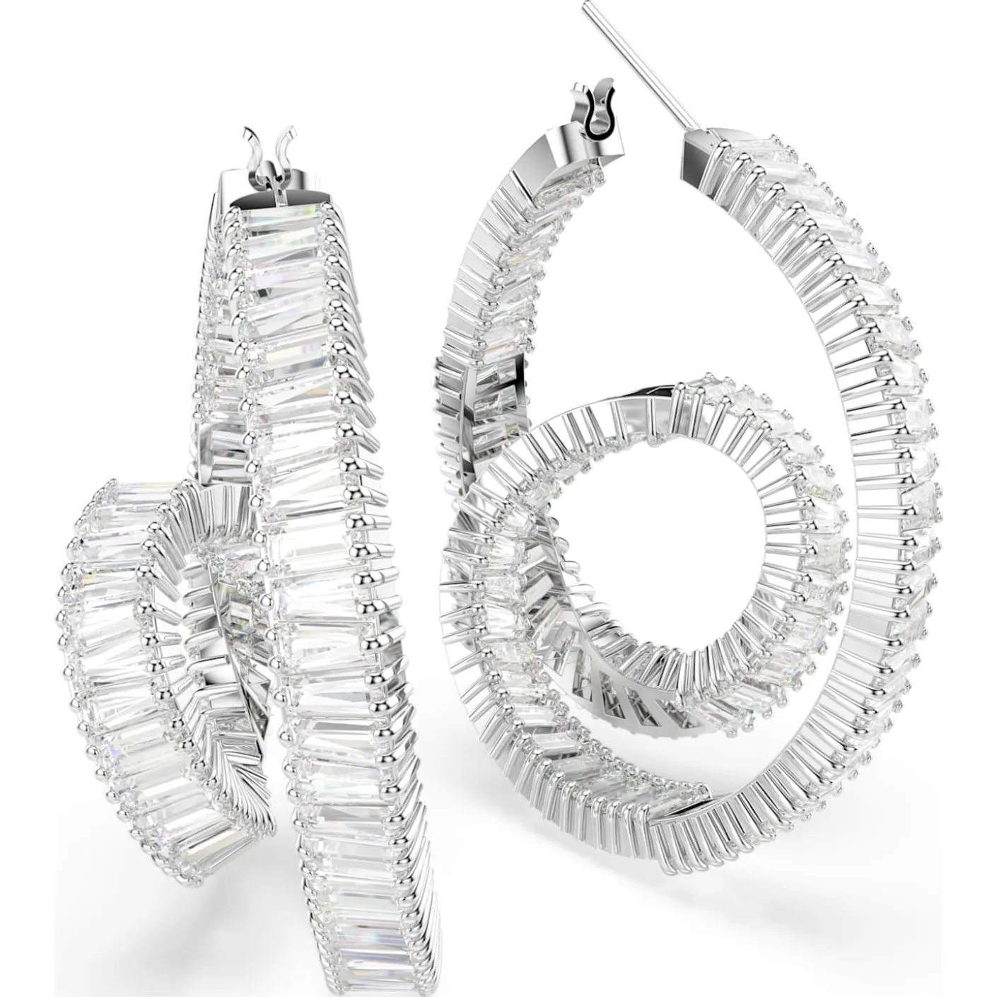 Matrix hoop earrings