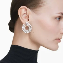 Matrix hoop earrings