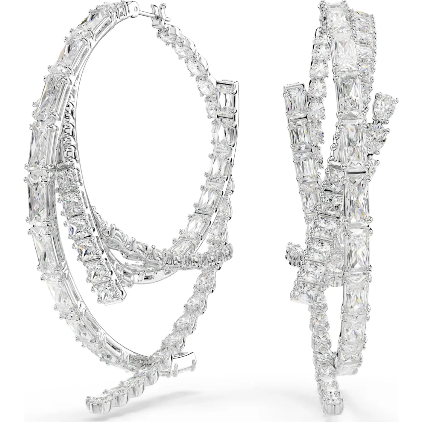 Matrix hoop earrings