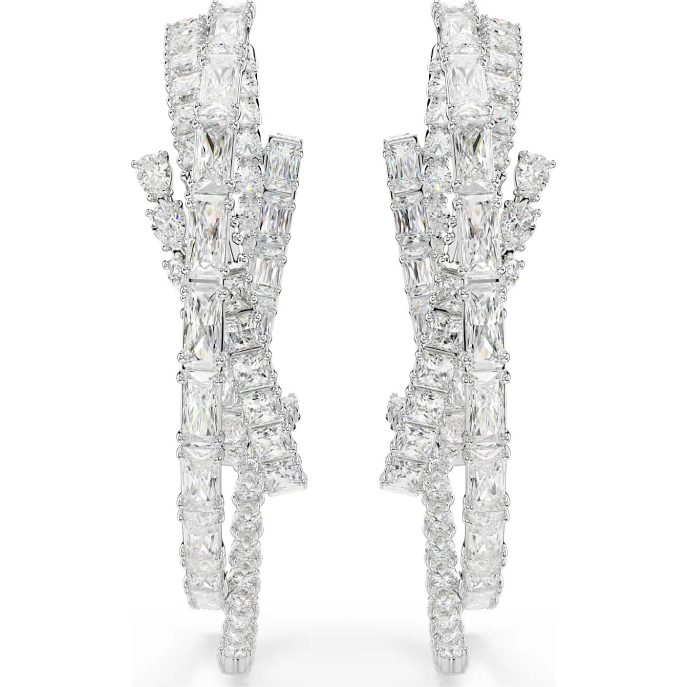Matrix hoop earrings
