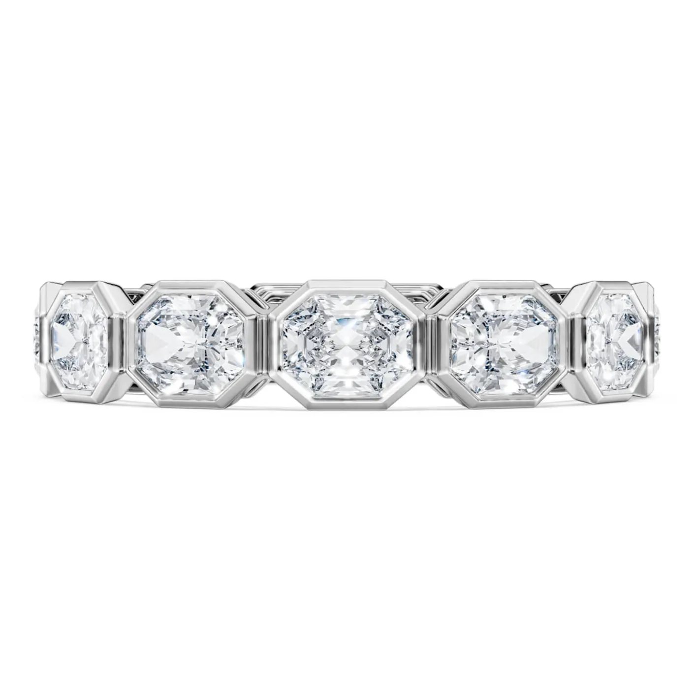Octagon band ring