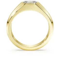 Octagon band ring