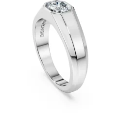 Octagon band ring