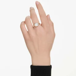 Octagon bezel ring