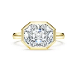 Octagon bezel ring