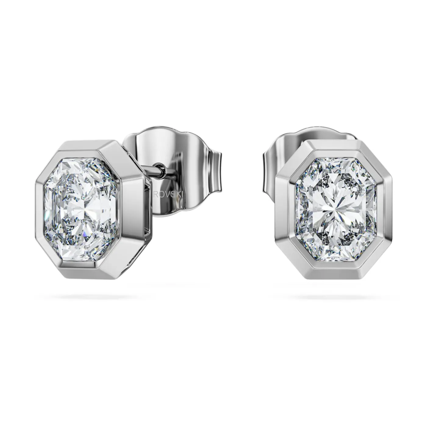 Octagon stud earrings