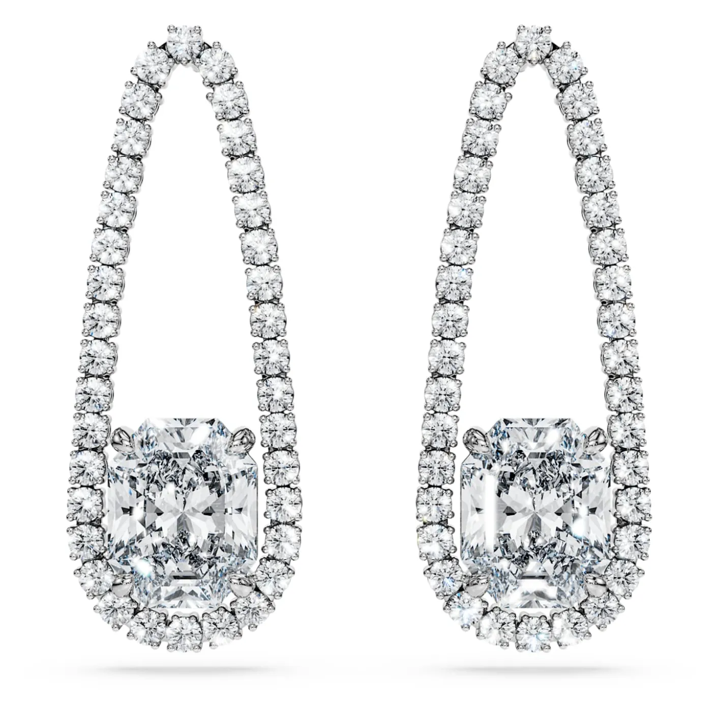 Octagon Tennis earrings