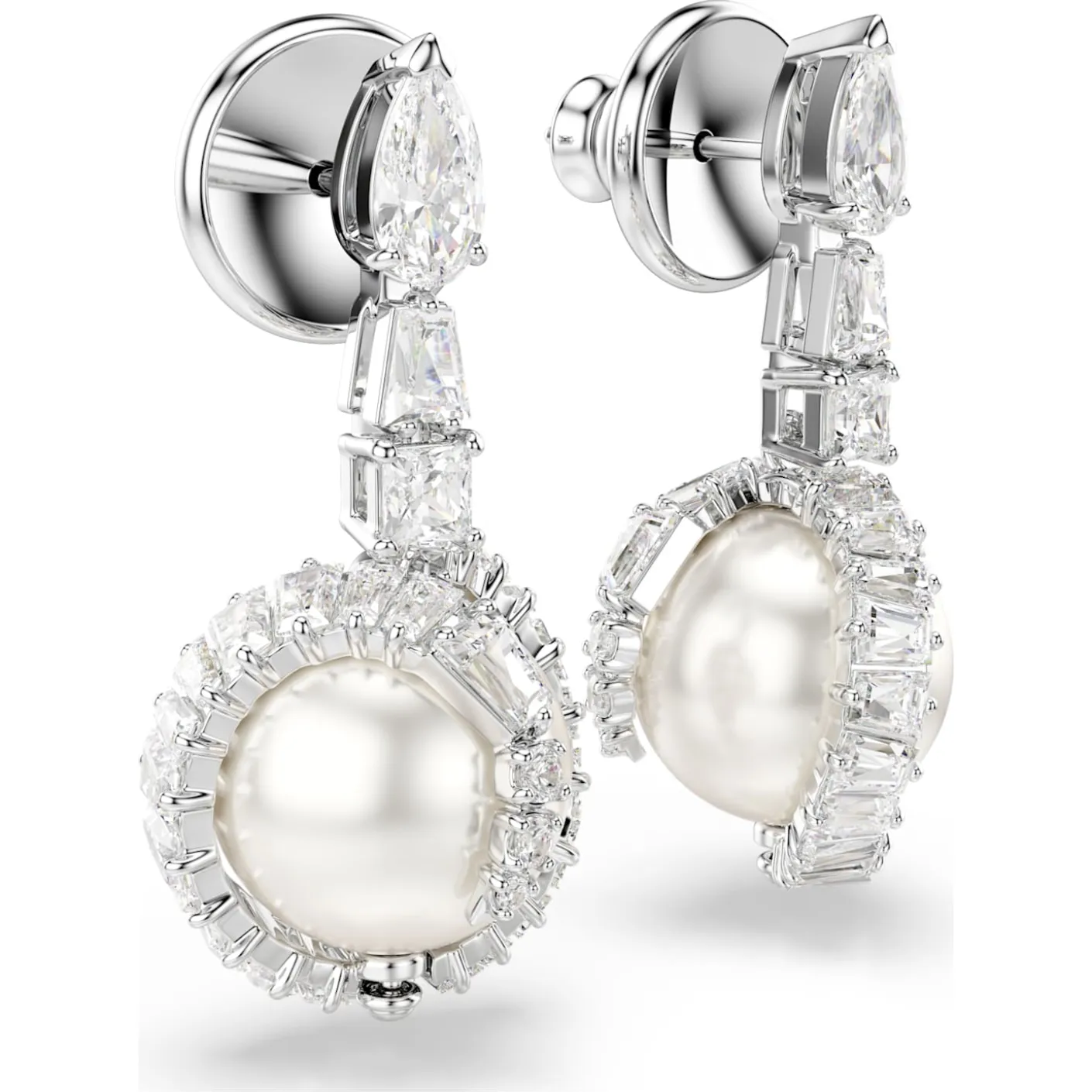 Snake drop earrings