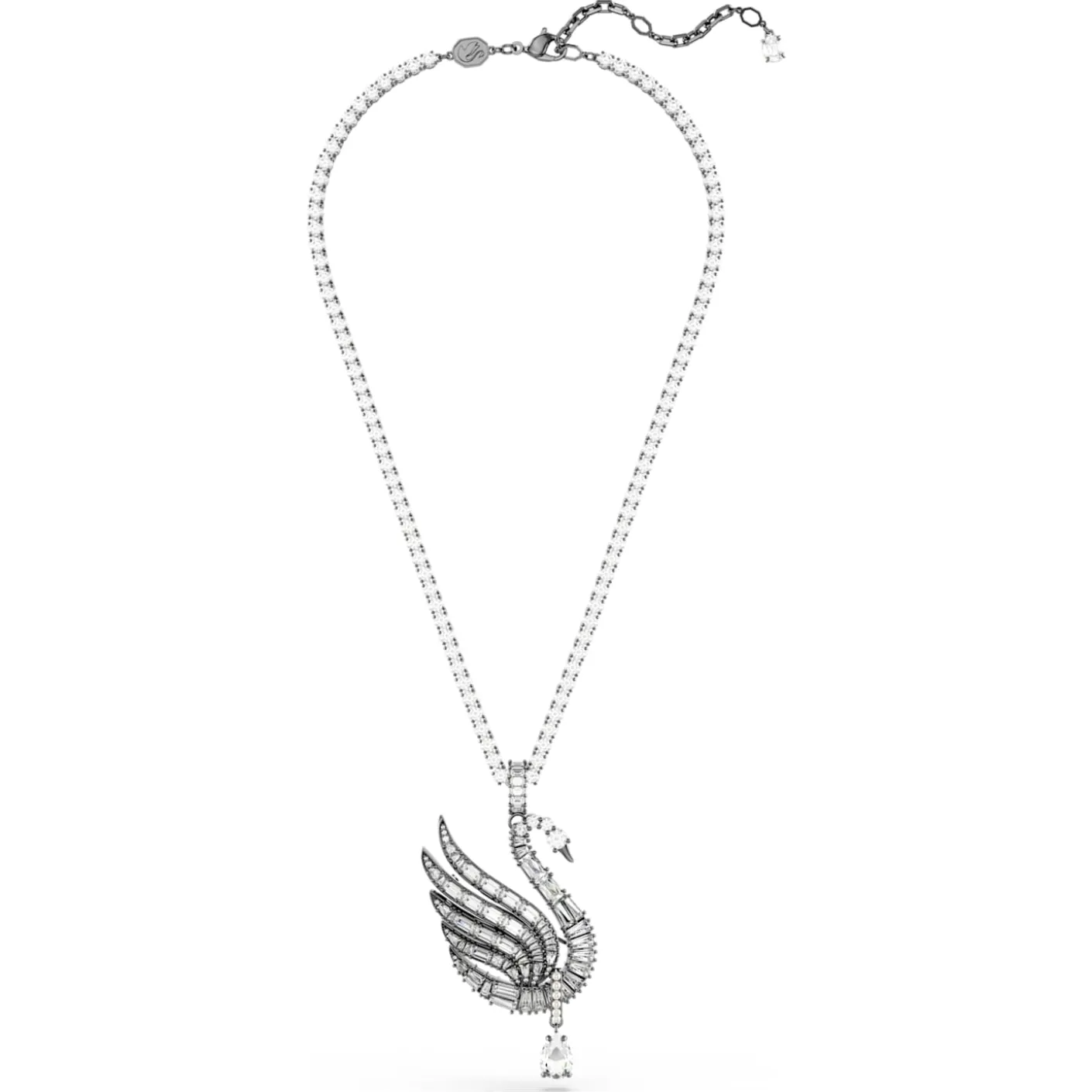 Swan pendant and brooch